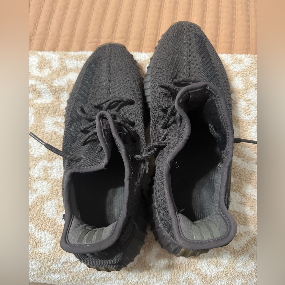 YEEZY Black size 8 men’s still lots of life left.